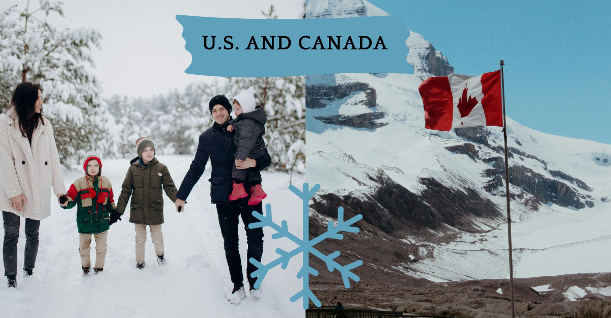 Historical timeline of snow day closures in the U.S. and Canada from 1900s to 2000s